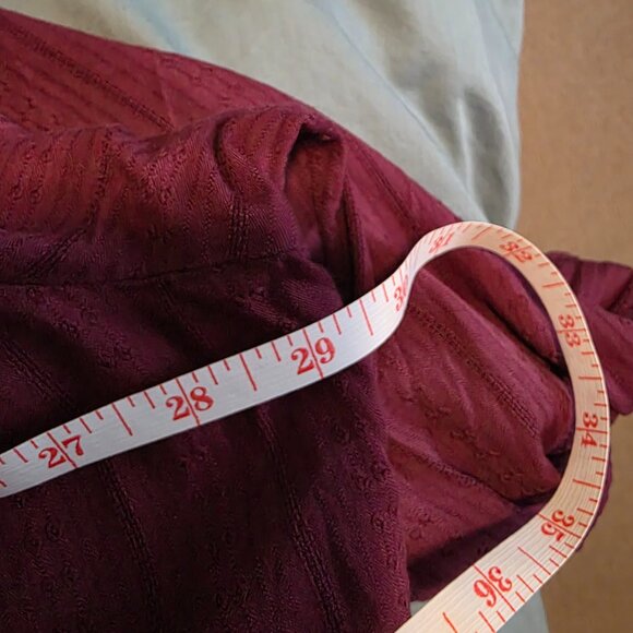 Old Navy Raspberry Peasant Blouse, size 2X - Picture 5 of 6